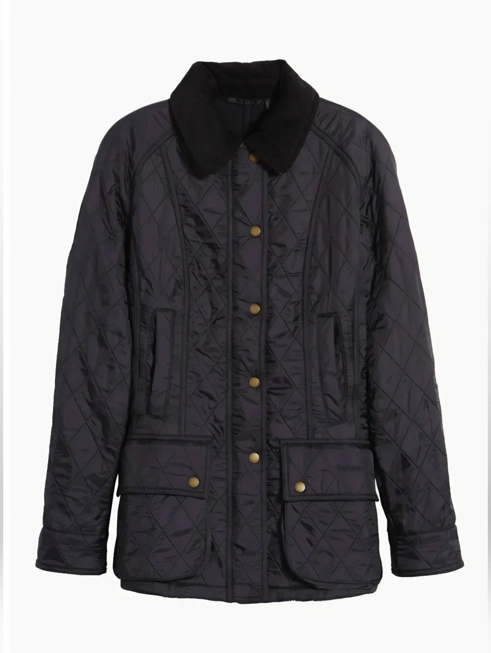 Barbour Beadnell Polarquilt Jacket in Navy sz 6